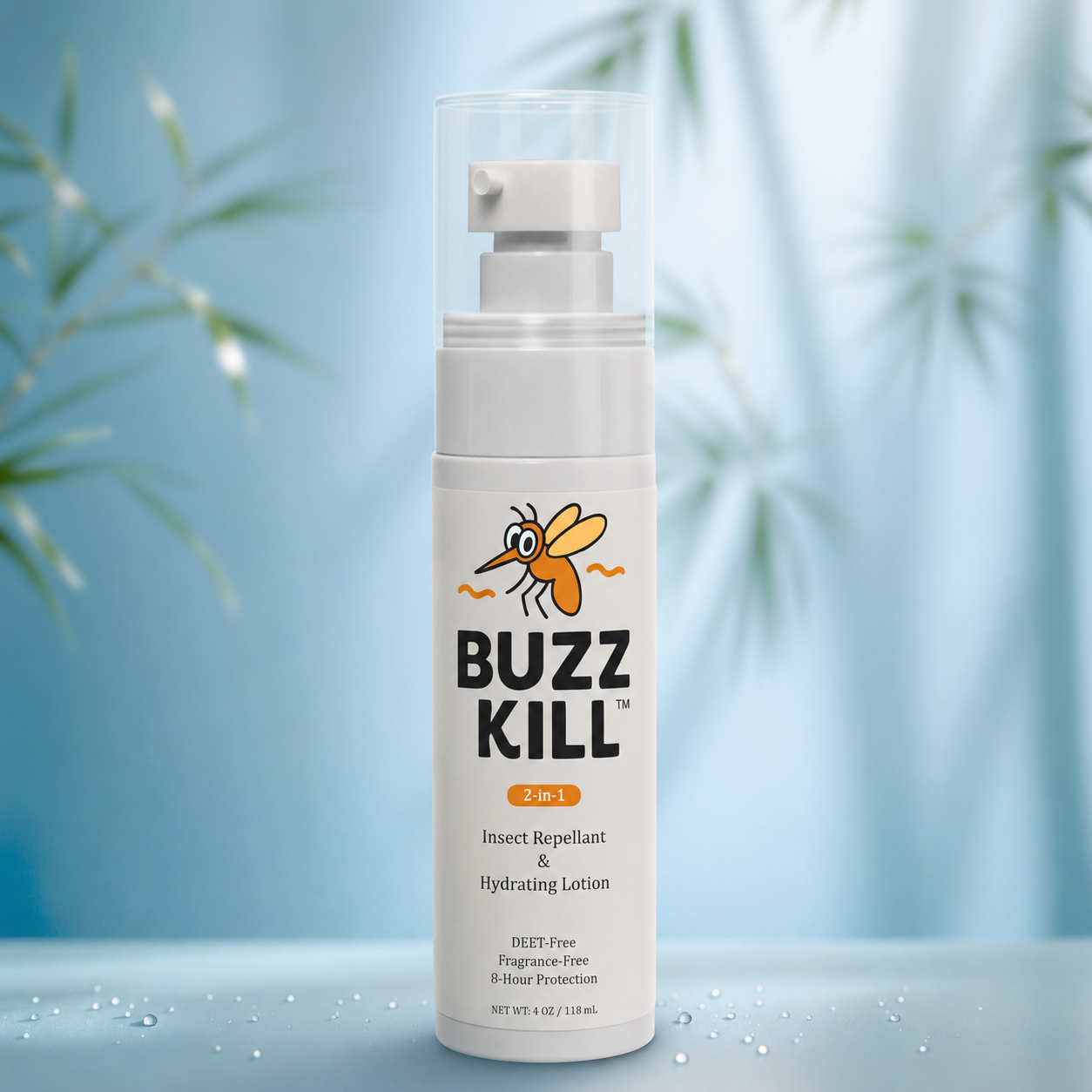BuzzKill™ Skincare-Grade Repellant & Hydrating Lotion